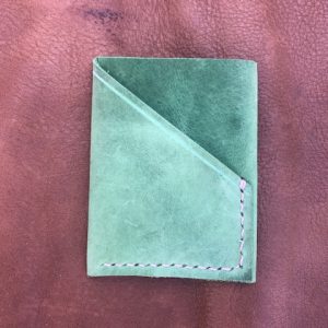 The George - Green With White Stitching